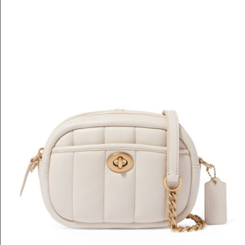 Coach small quilted camera bag